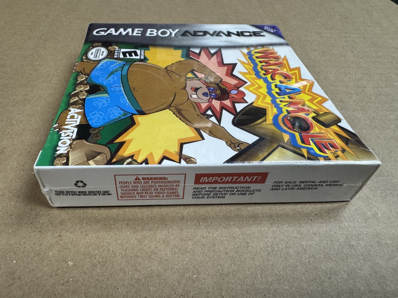 Whac-A-Mole Nintendo Game Boy Advance GBA New Factory Sealed