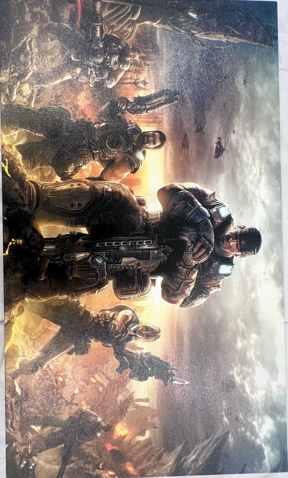 Gears of War Marcus Fenix Waterproof Art Print Video Game Series Artwork