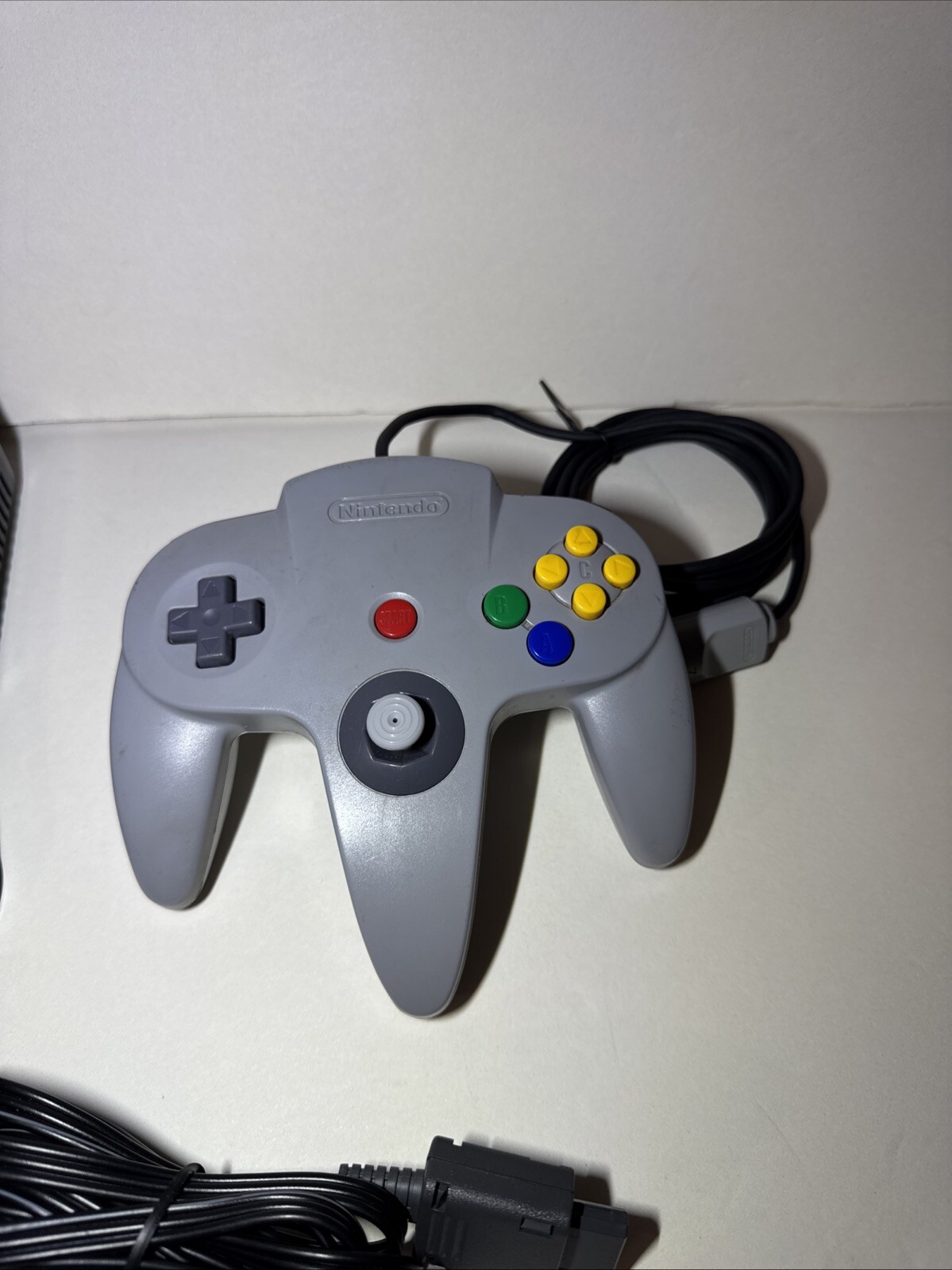 N64 Nintendo 64 Console USA with one CONTROLLER, power adapter and AV cable