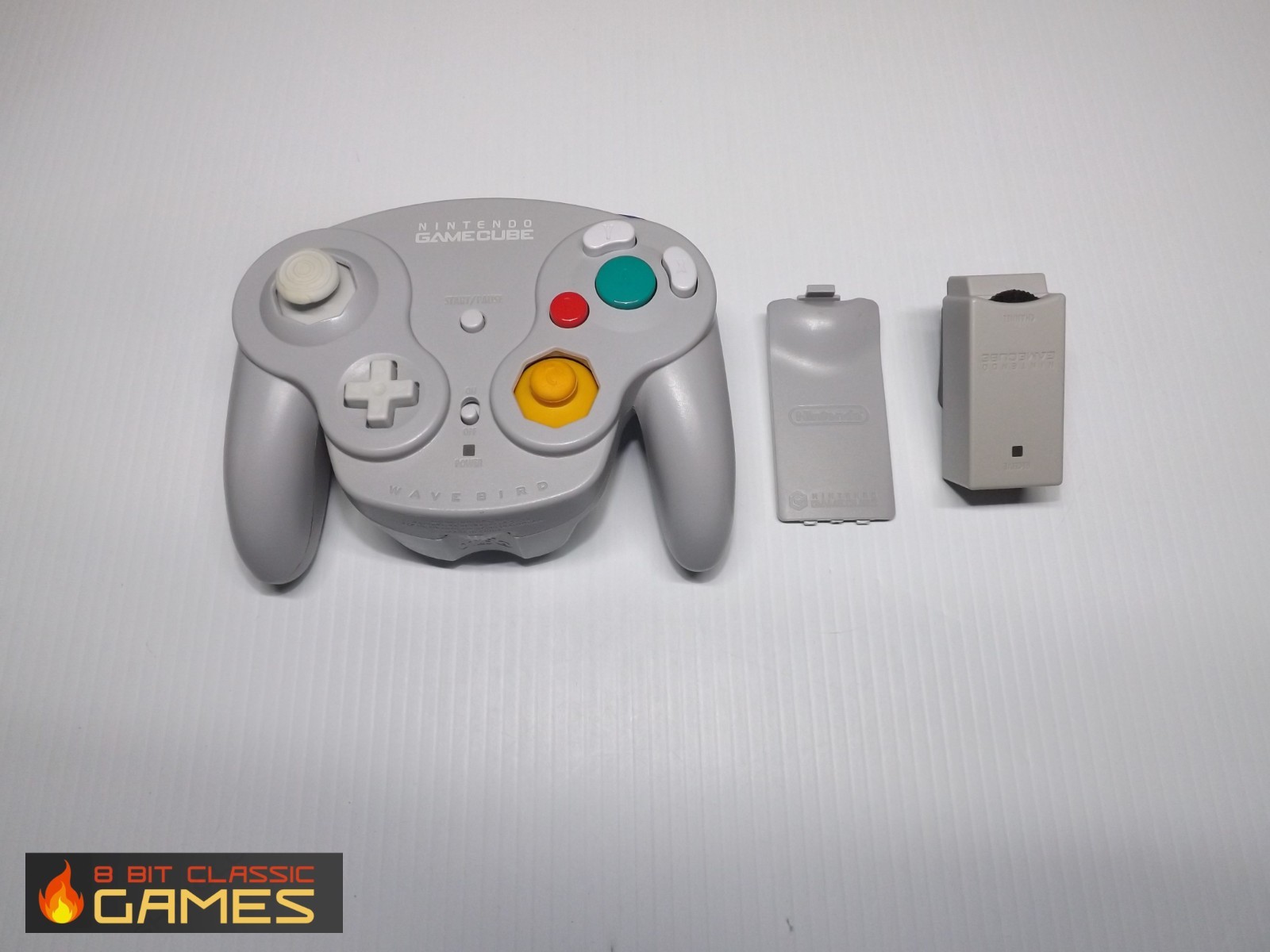 Gray Wavebird Wireless Controller & Receiver – NINTENDO Gamecube – 625a