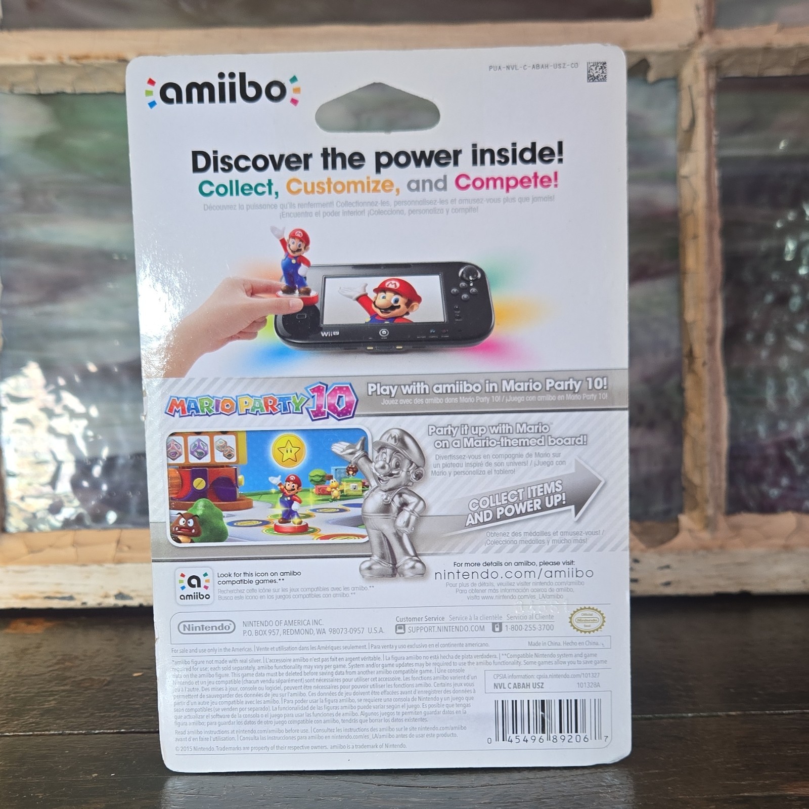 Nintendo amiibo Mario Silver Edition Character Figure for Mario Party 10