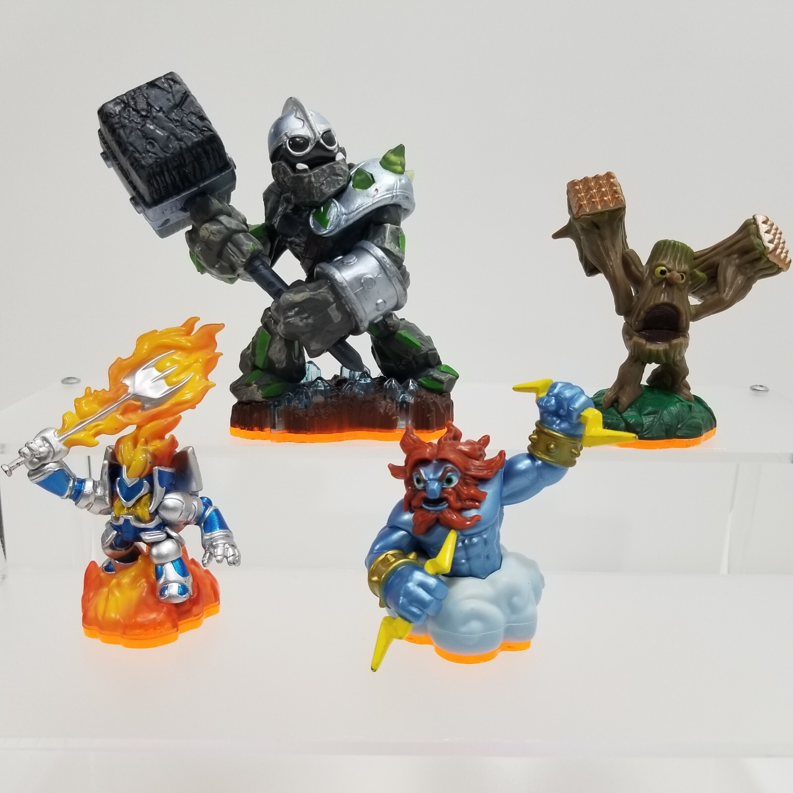 Skylanders Giants Figures – Lightning Rod, Crusher, Ignitor, & Stump Smash