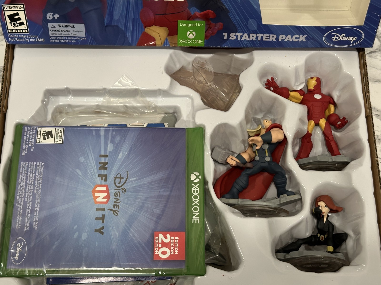 Disney Infinity 2.0 Marvel Super Heroes Starter Pack + Game Xbox One 8038023 NIB