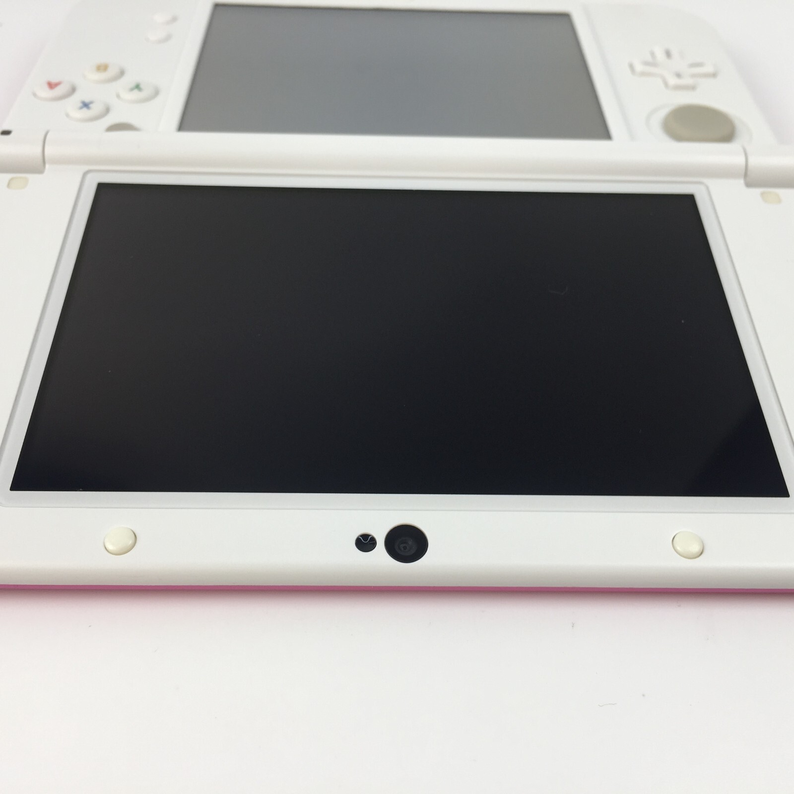 【Very Good】Nintendo New 3DS LL Pink x White Console ONLY Japanese Edition #dj06