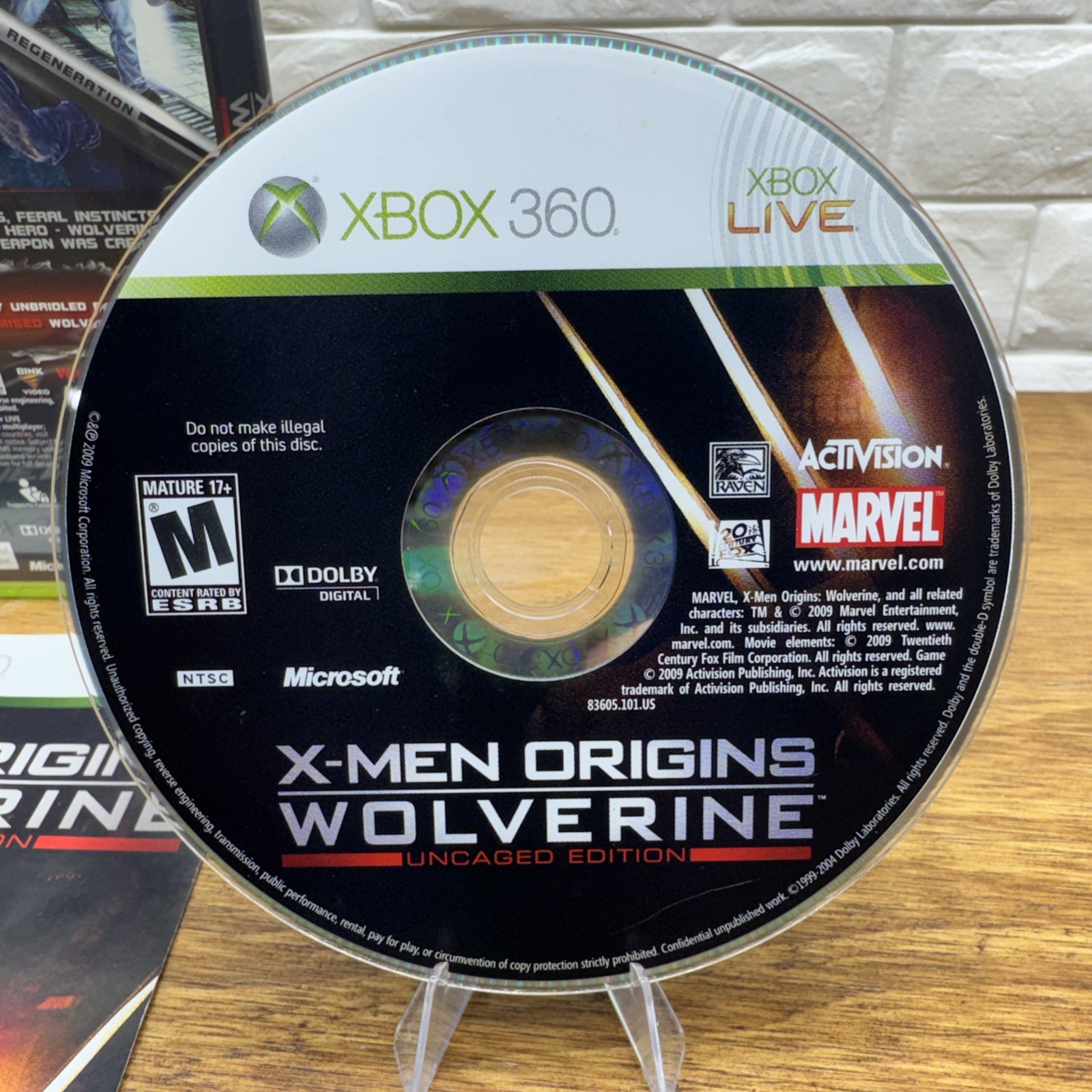 X-Men Origins: Wolverine Uncaged Edition (Xbox 360, 2009) CIB Refurbished
