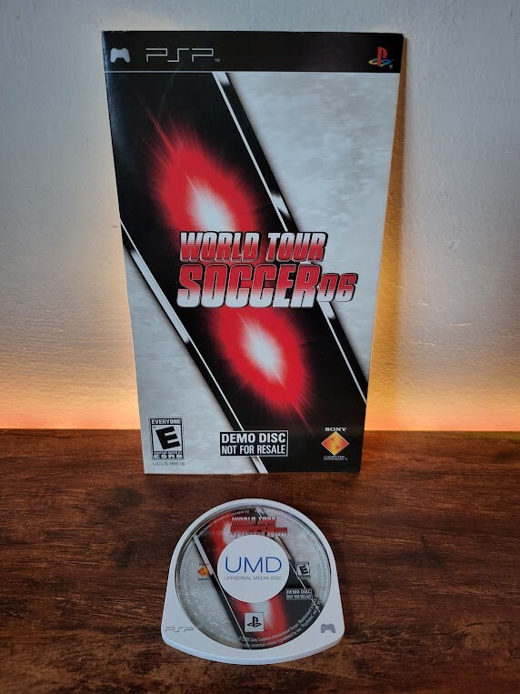 World Tour Soccer 06 Demo Disc (Sony PSP, 2006) SCEA