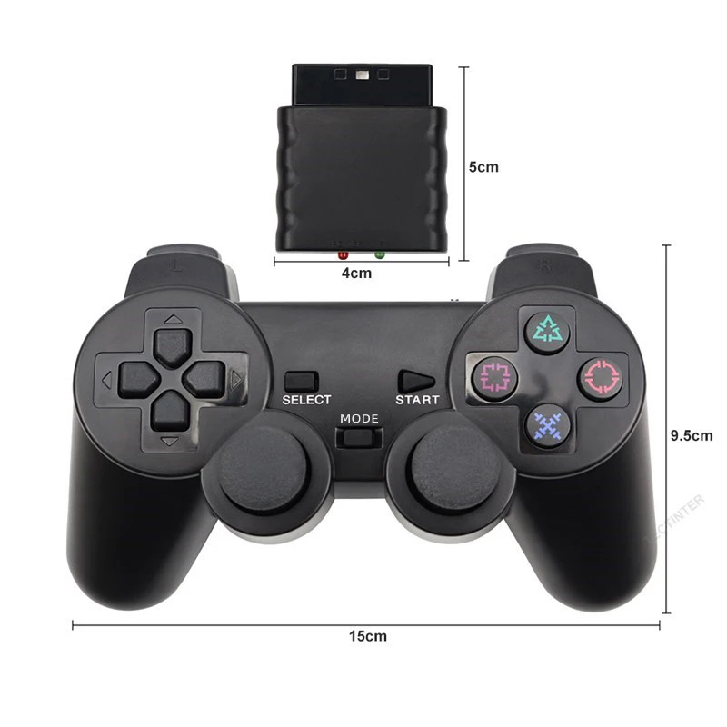 Wireless Gamepad for Sony PS2/PS1 Controller for Playstation 2 Console USB PC