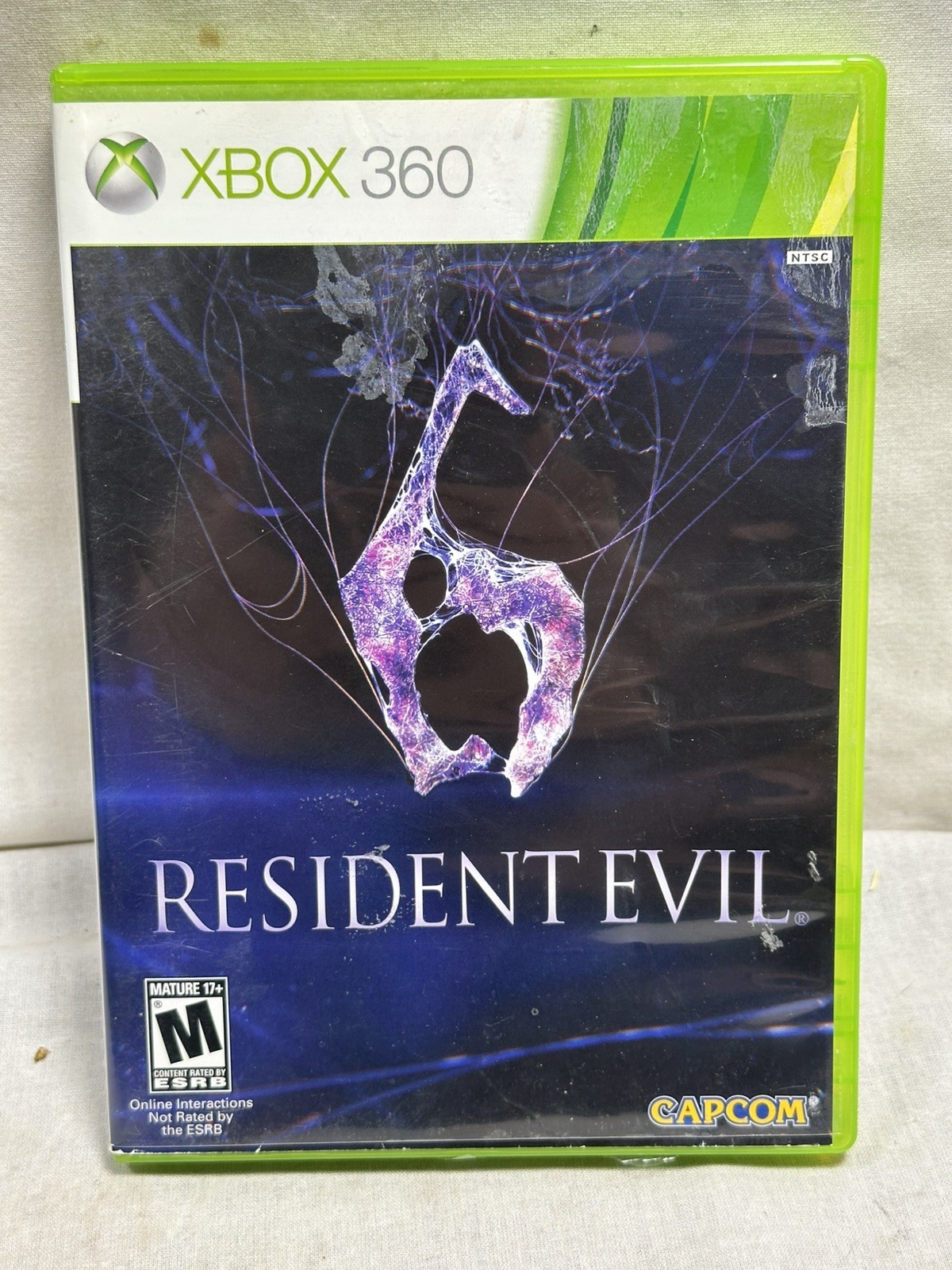 Resident Evil 6 (Microsoft Xbox 360, 2012) No Manual – Tested