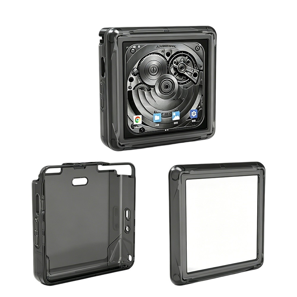 Transparent TPU Protective Case for Anbernic RG Rotate – Shockproof, Dust-proof