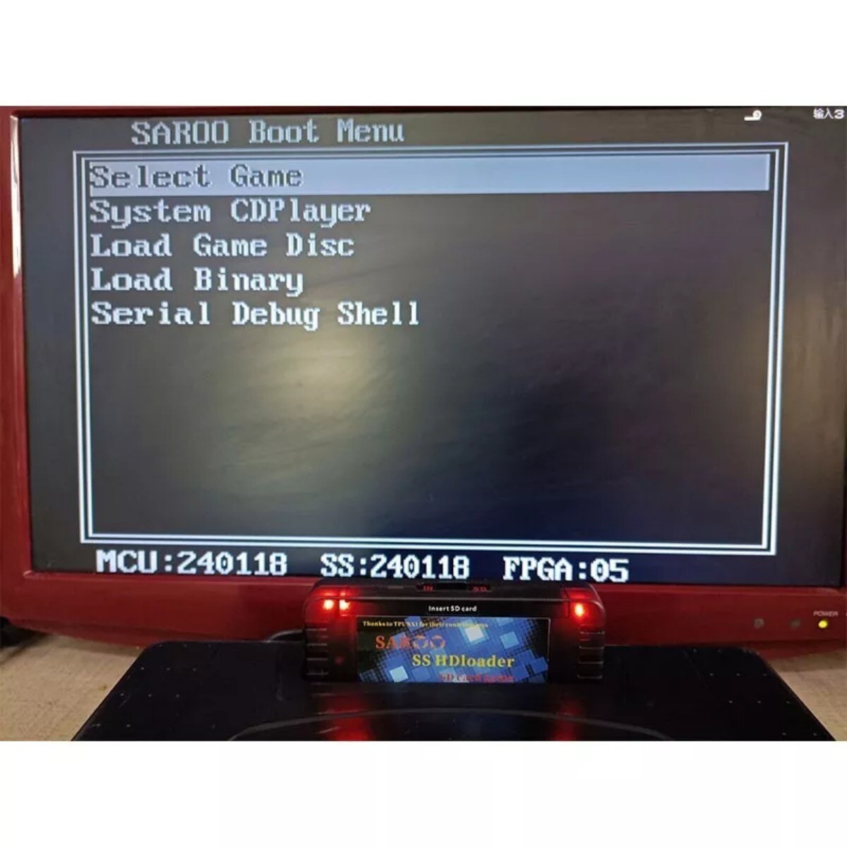 SAROO Hardware Drive-free Game Programmer HDloader for Sega Game 2024 NEW!