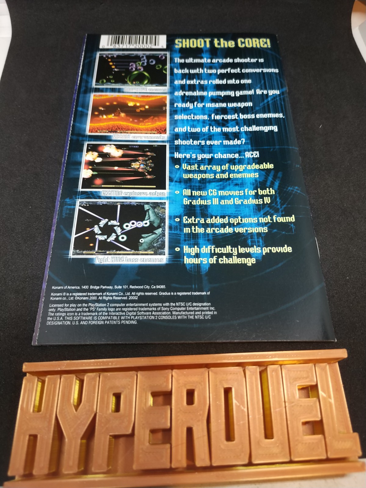 GRADIUS III & IV PS2 SIGNED BY AKIRA YAMAOKA CIB PROOF Free S&H In USA