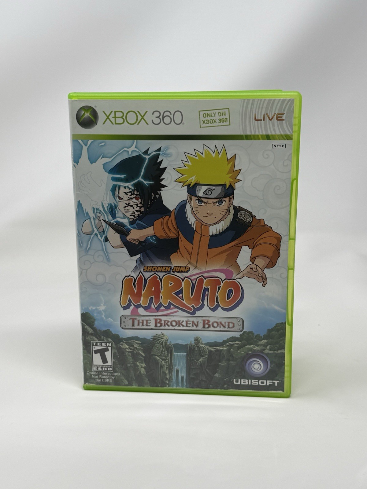 Naruto The Broken Bond Microsoft Xbox 360 Game + Case Mint Disc Authentic Tested