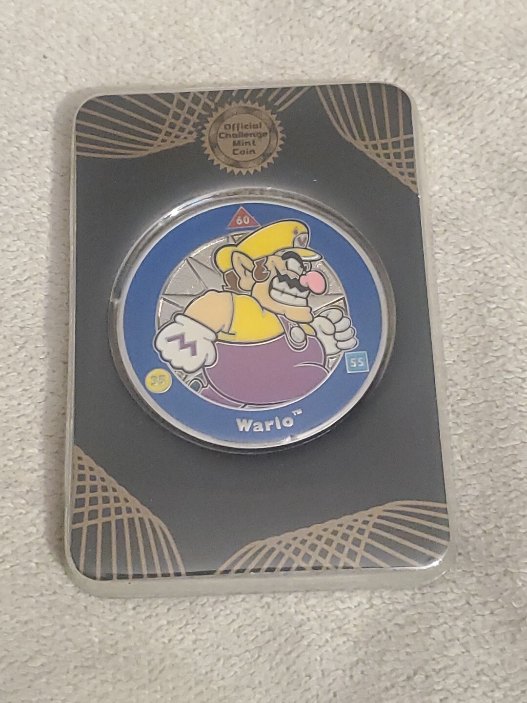 2016 Official Super Mario Challenge Mint Coin – Wario