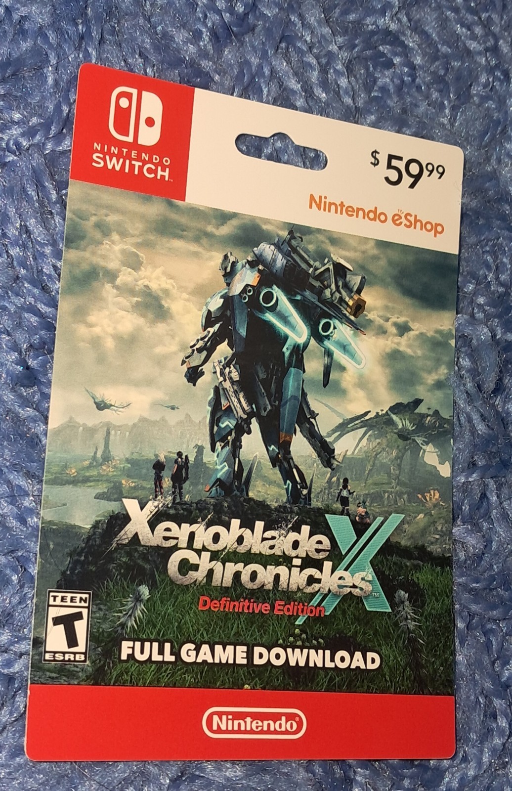 Xenoblade Chronicles X Definitive Edition Non-Redeemable Nintendo Switch No Game