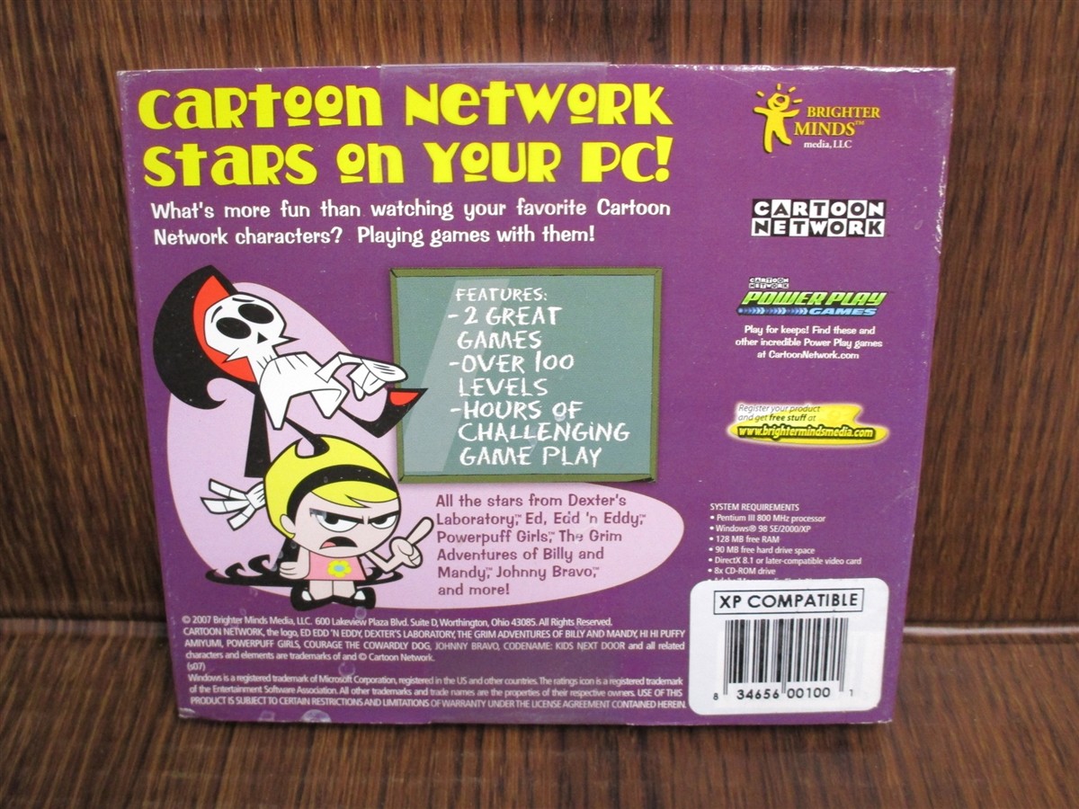 Video Game PC Cartoon Network Cartoon Cove & To The Eds-Treme CN NEW