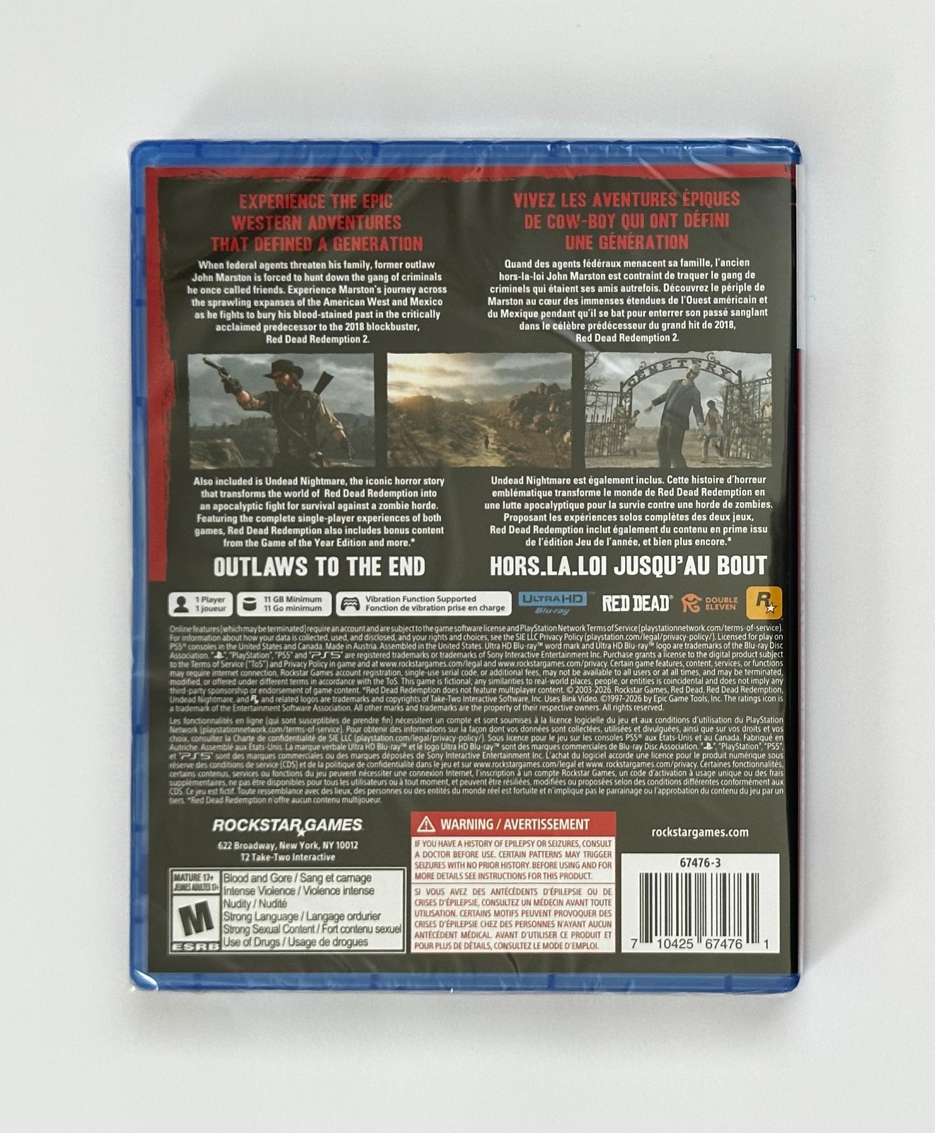 Red Dead Redemption – PlayStation 5 (PS5) – New Sealed