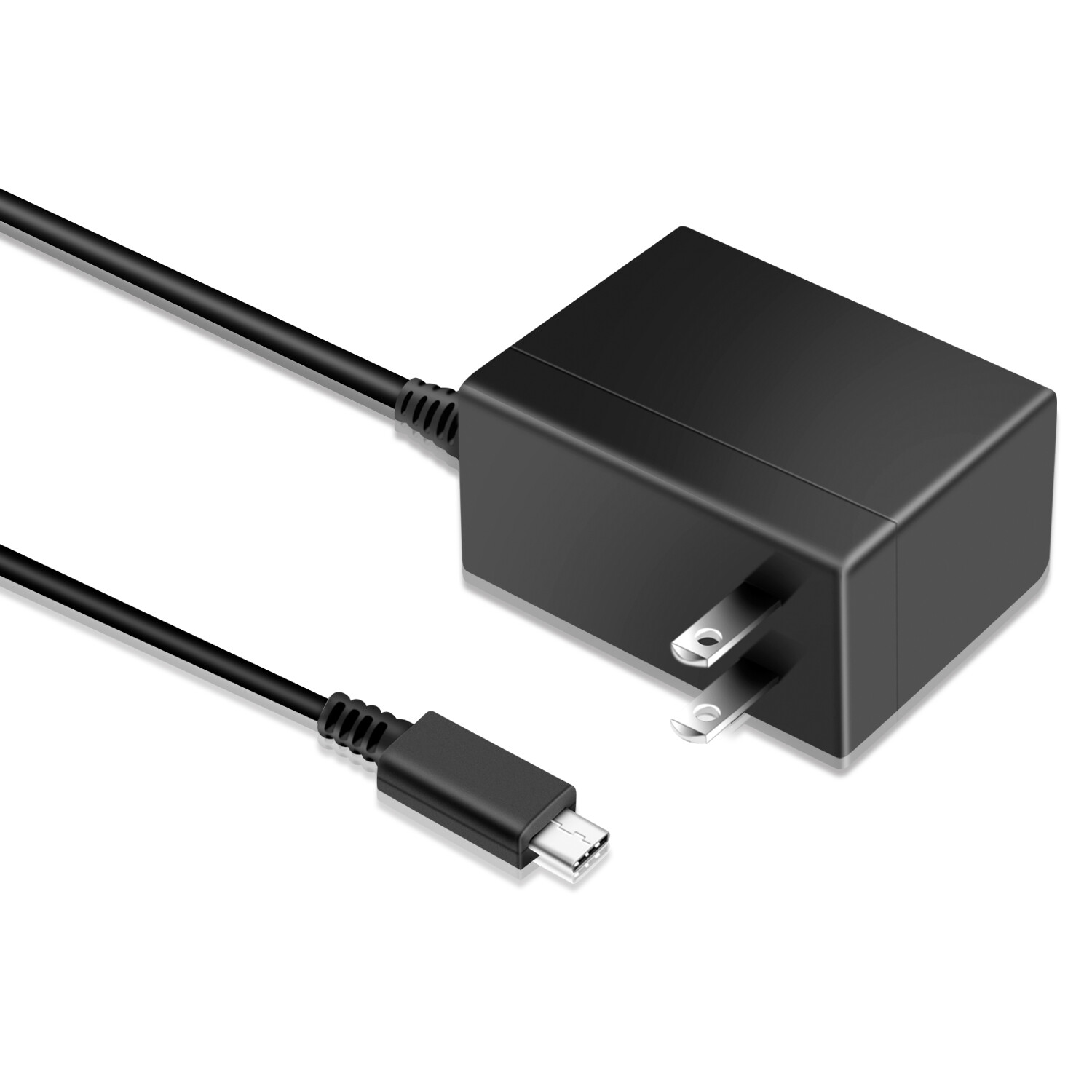 For Nintendo Switch AC Power Adapter Charger HAC-002 Home Wall Travel US Cable