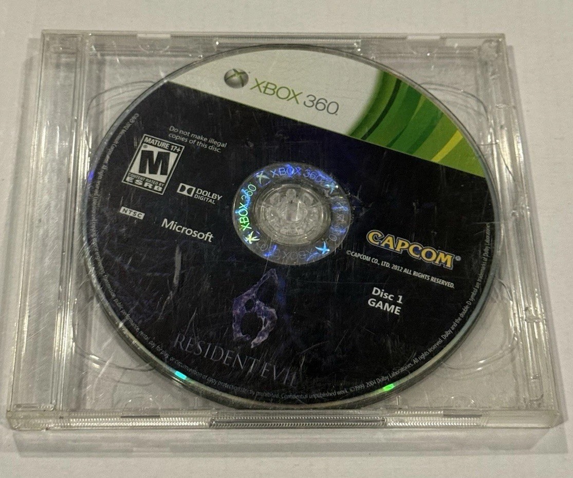 Resident Evil 6 (Microsoft Xbox 360, 2012) Tested And Working