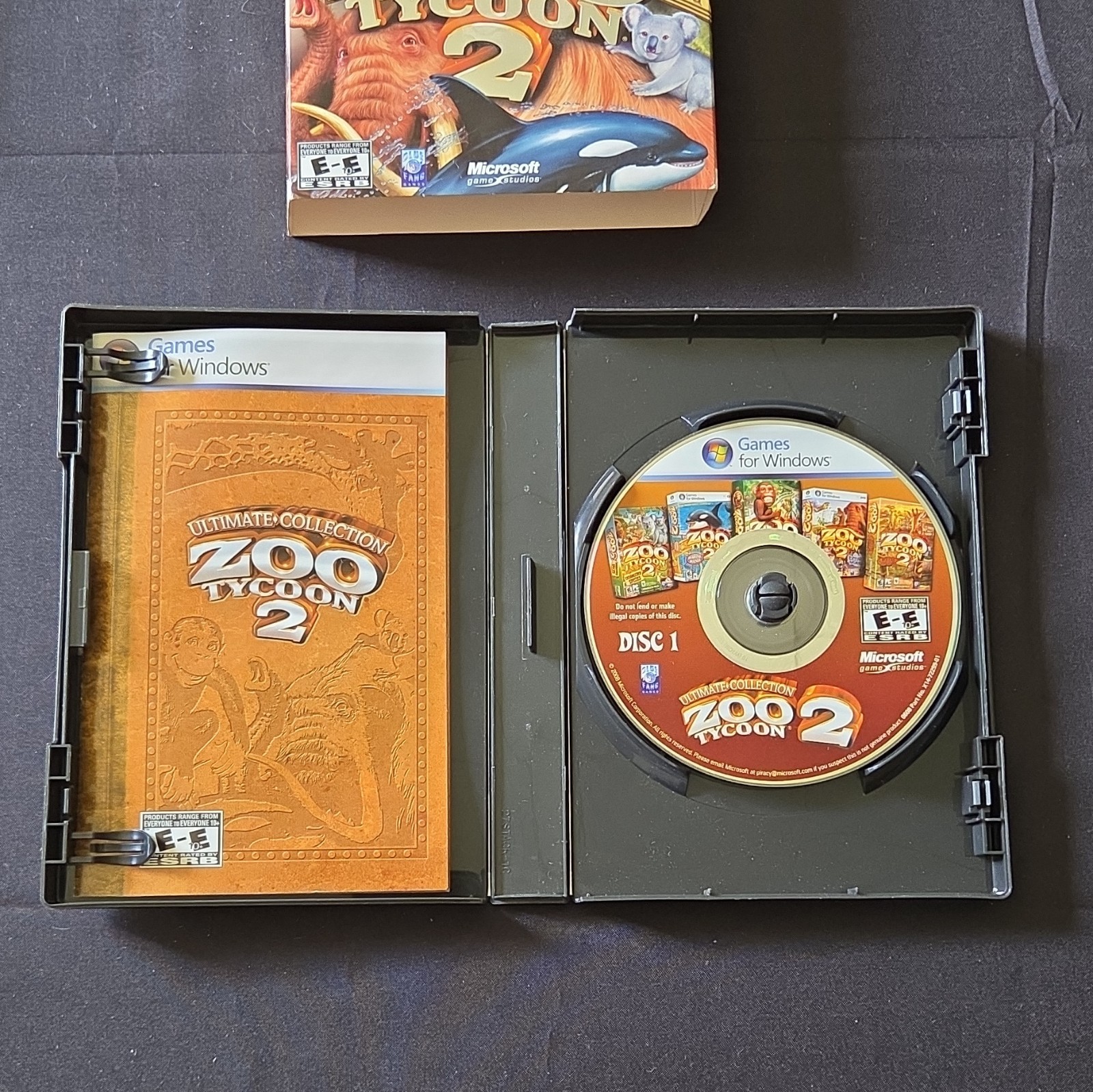 Zoo Tycoon 2 Ultimate Collection PC game (with sleave, case, 3 discs)