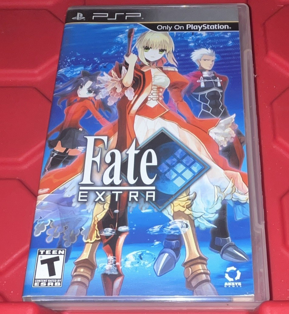 Aksys Games Fate/Extra Sony PSP JRPG T-Teen Manual NTSC-U/C 2011(A)