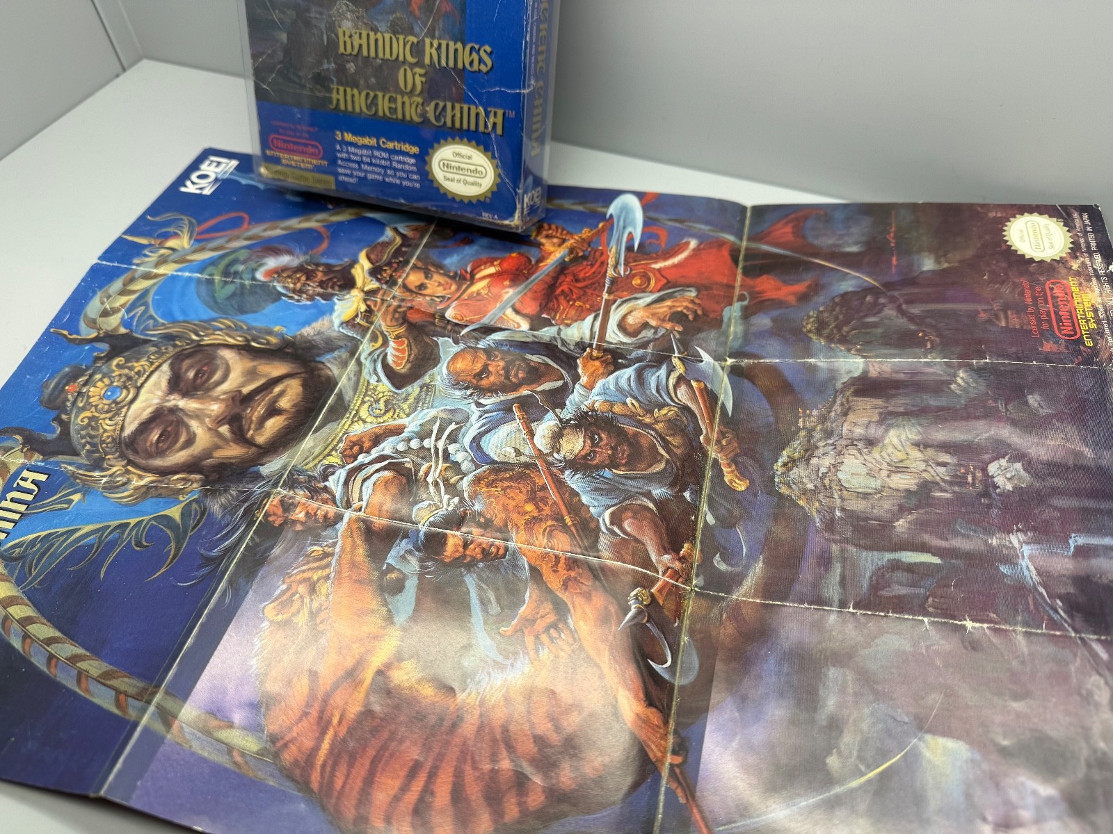 Bandit Kings of Ancient China Box Manual Poster ONLY