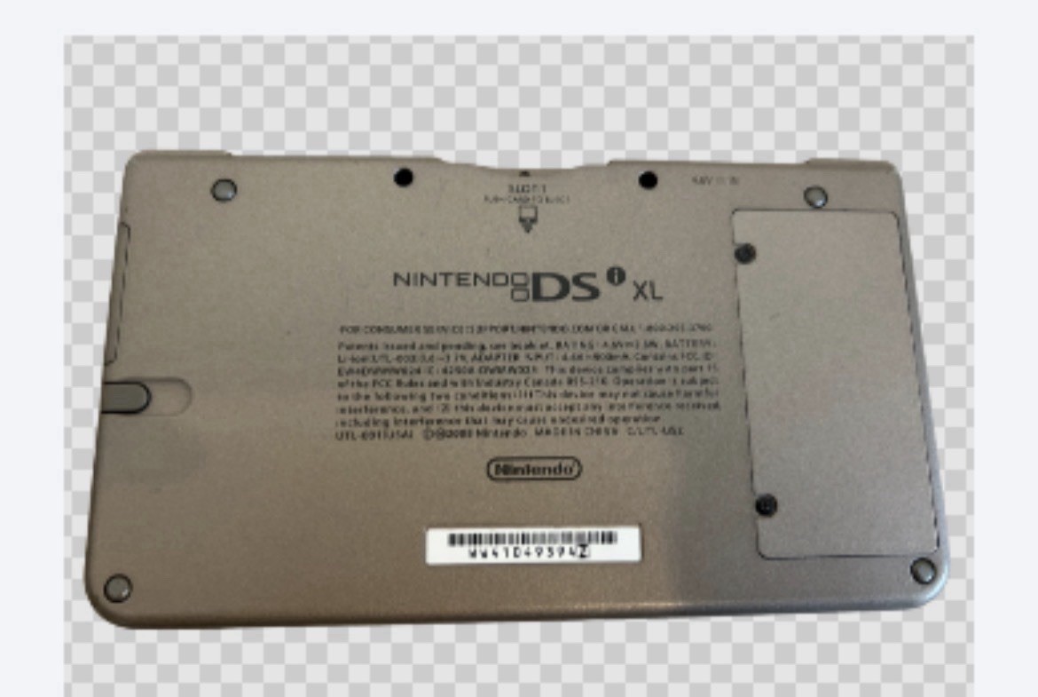 Nintendo DS XL Handheld System Black With New Charger and New Battery