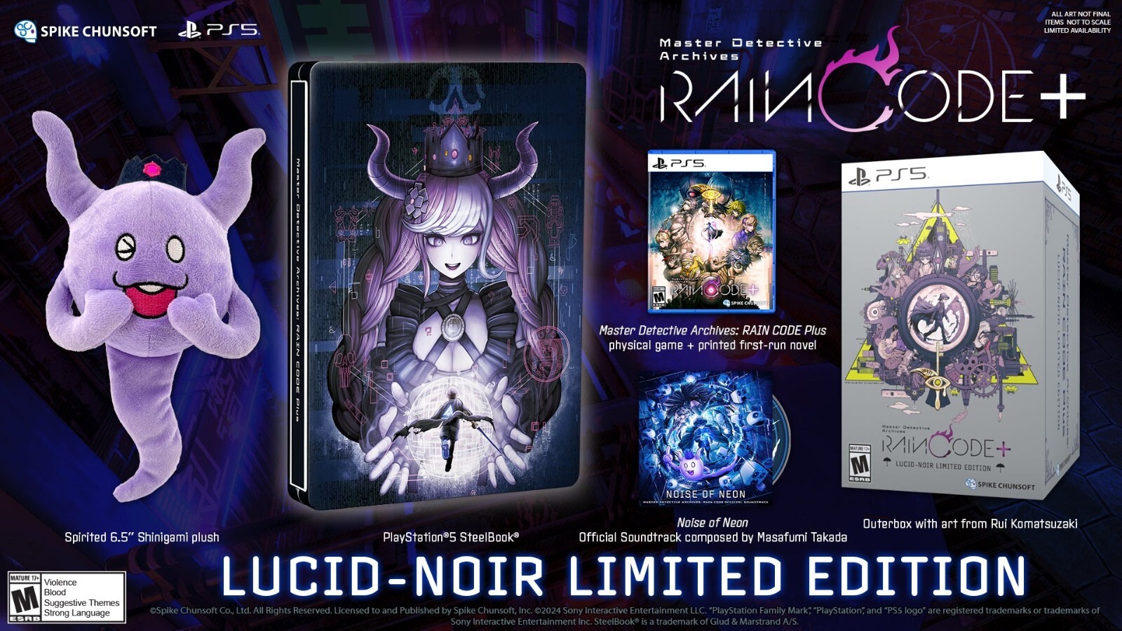 PS5 – MASTER DETECTIVE ARCHIVES RAIN CODE PLUS LUCID-NOIR LIMITED EDITION