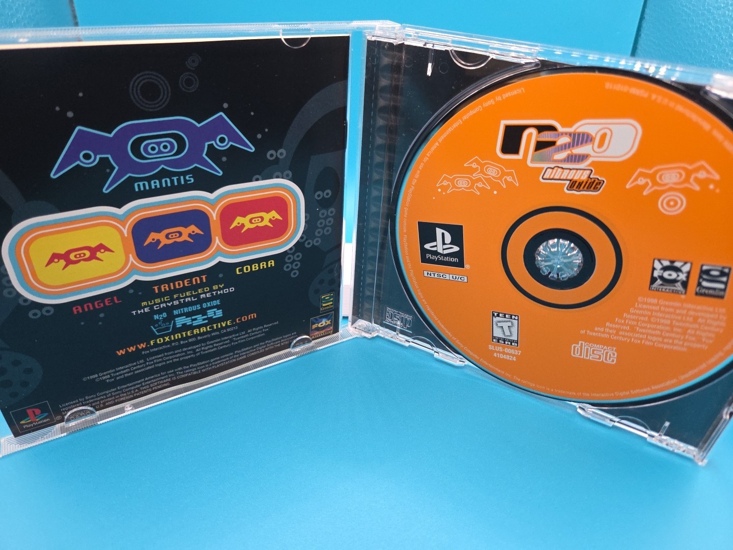 N2O NITROUS OXIDE SONY PLAYSTATION 1