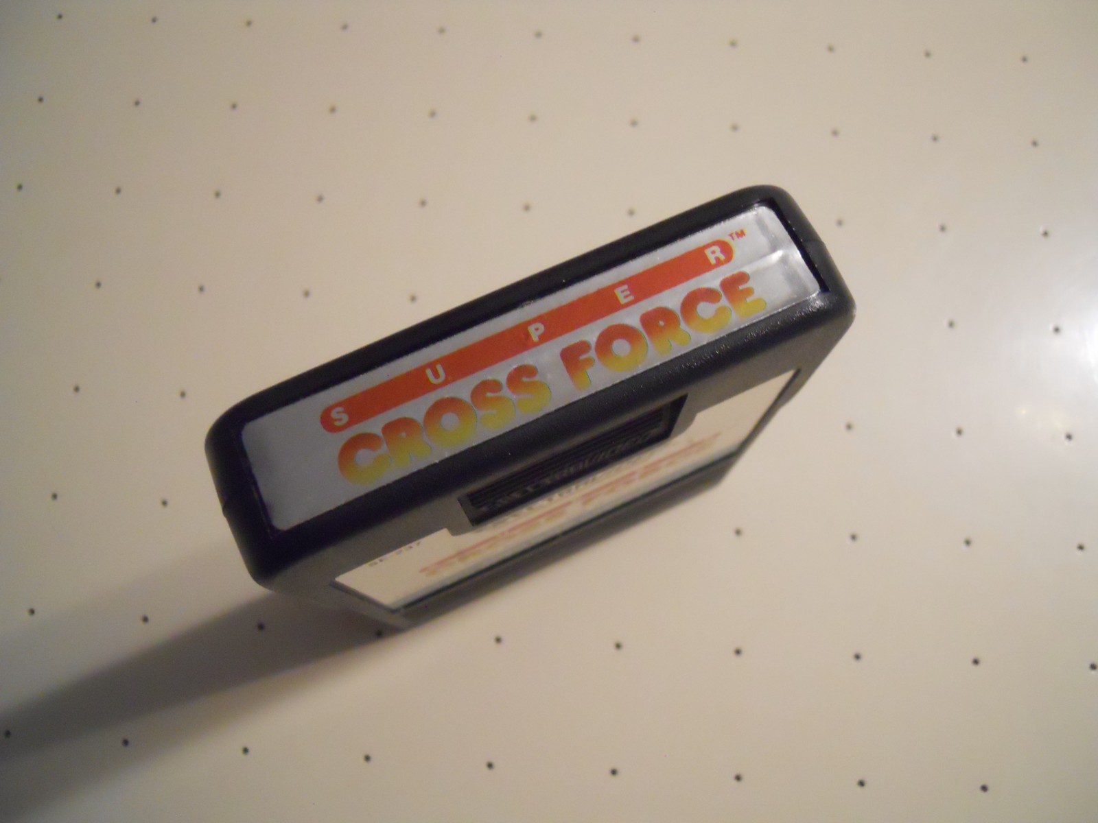 SUPER CROSS FORCE (Coleco Vision, 1983) Game Cartridge w/Manual – Tested/Works