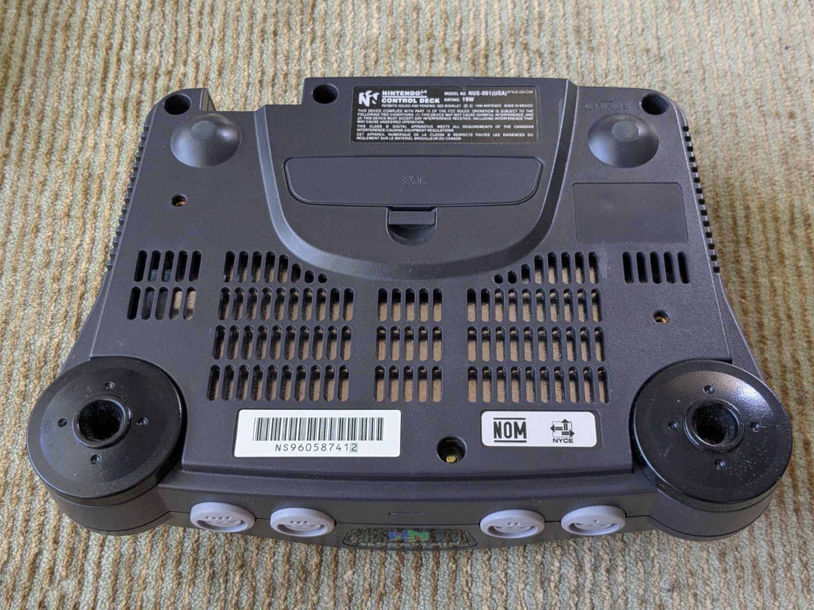NOM Made in Mexico Nintendo 64 N64 Variant Console Tested Working US Seller