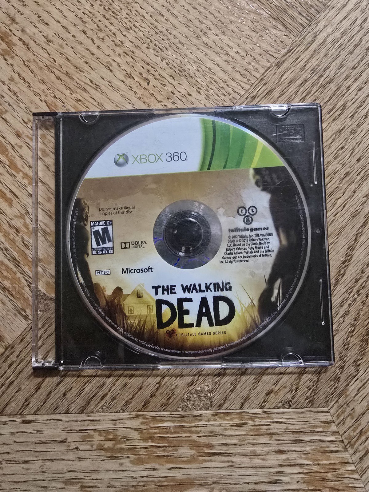 The Walking Dead: A Telltale Games Series (Microsoft Xbox 360, 2012) Minty Disc