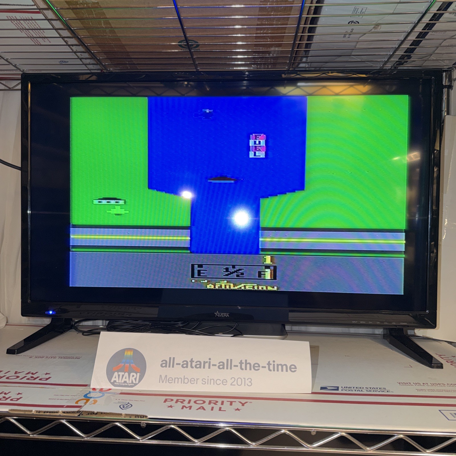River Raid (Atari 2600, 1982) Cleaned & Tested (D175)
