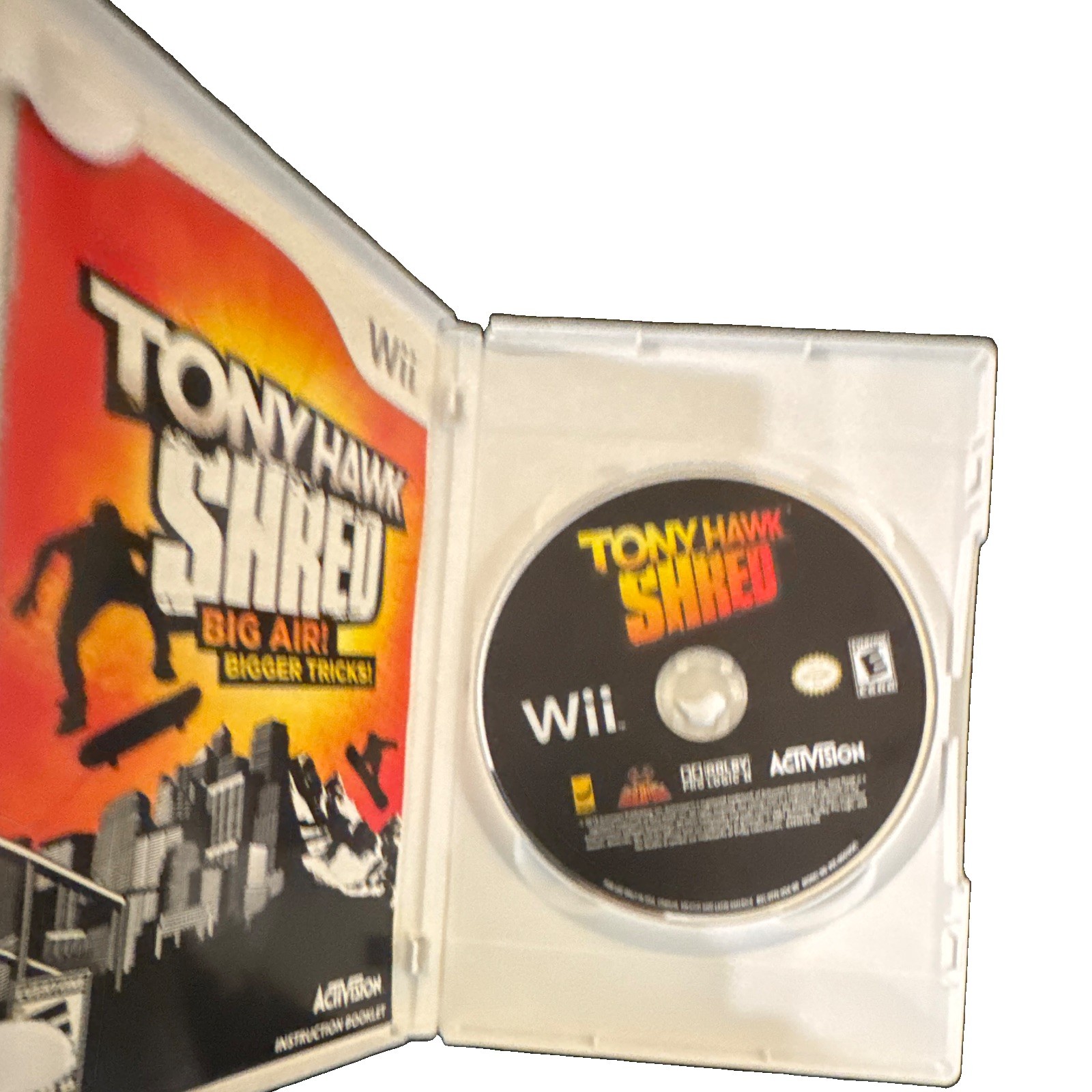 Tony Hawk: Shred (Nintendo Wii) Activision Sports Skateboarding E Not for Resale