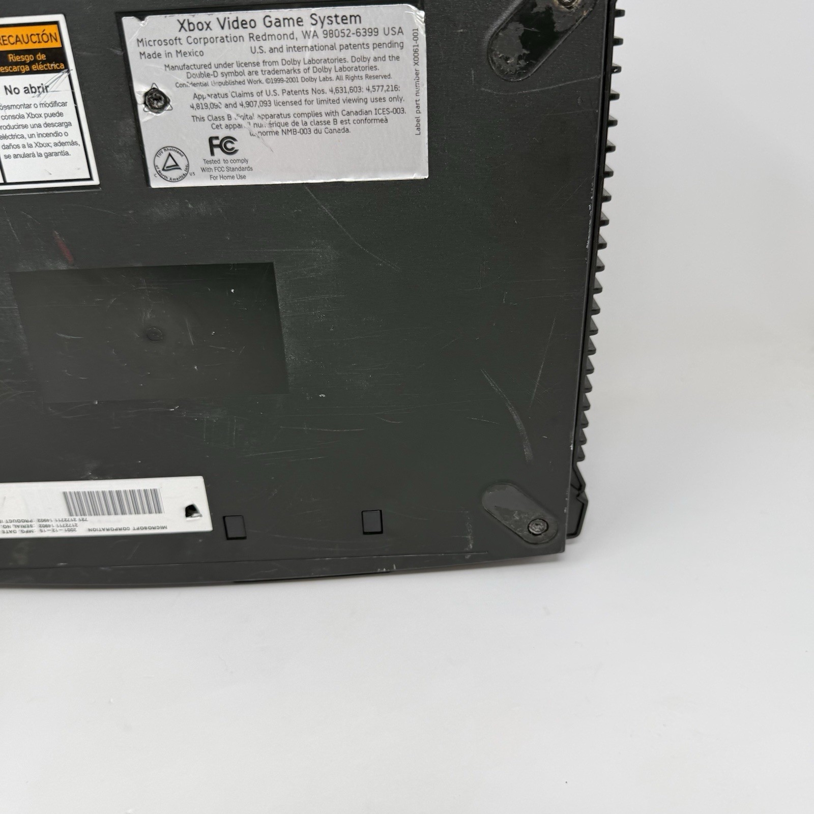 Microsoft Original Xbox Classic OG Console Only – For Parts Or Repair