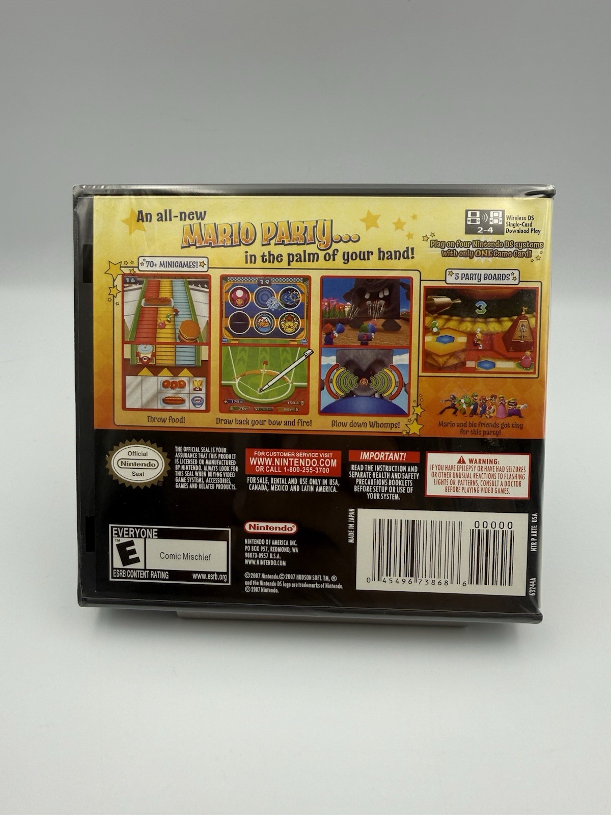 Mario Party DS Nintendo DS Complete CIB USA Version – Brand New Sealed