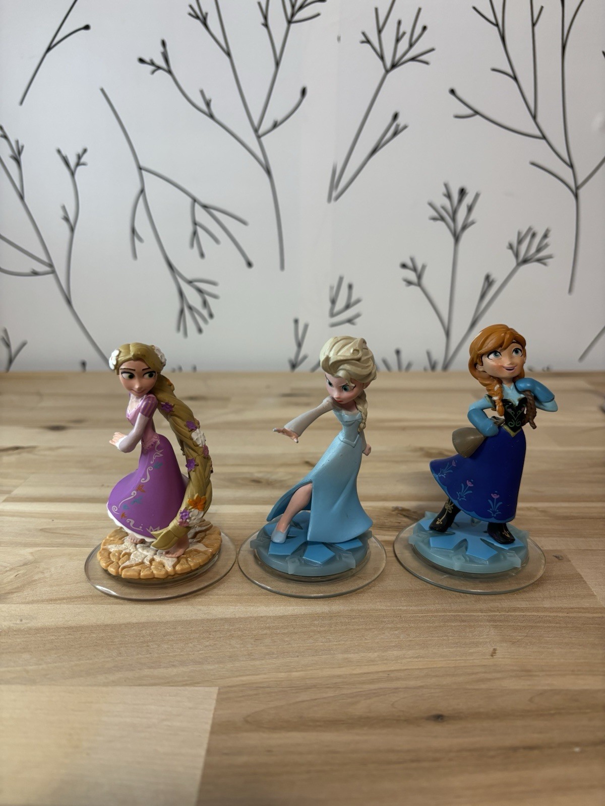 Disney Infinity Frozen Elsa & Anna Tangled Rapunzel Figures Lot