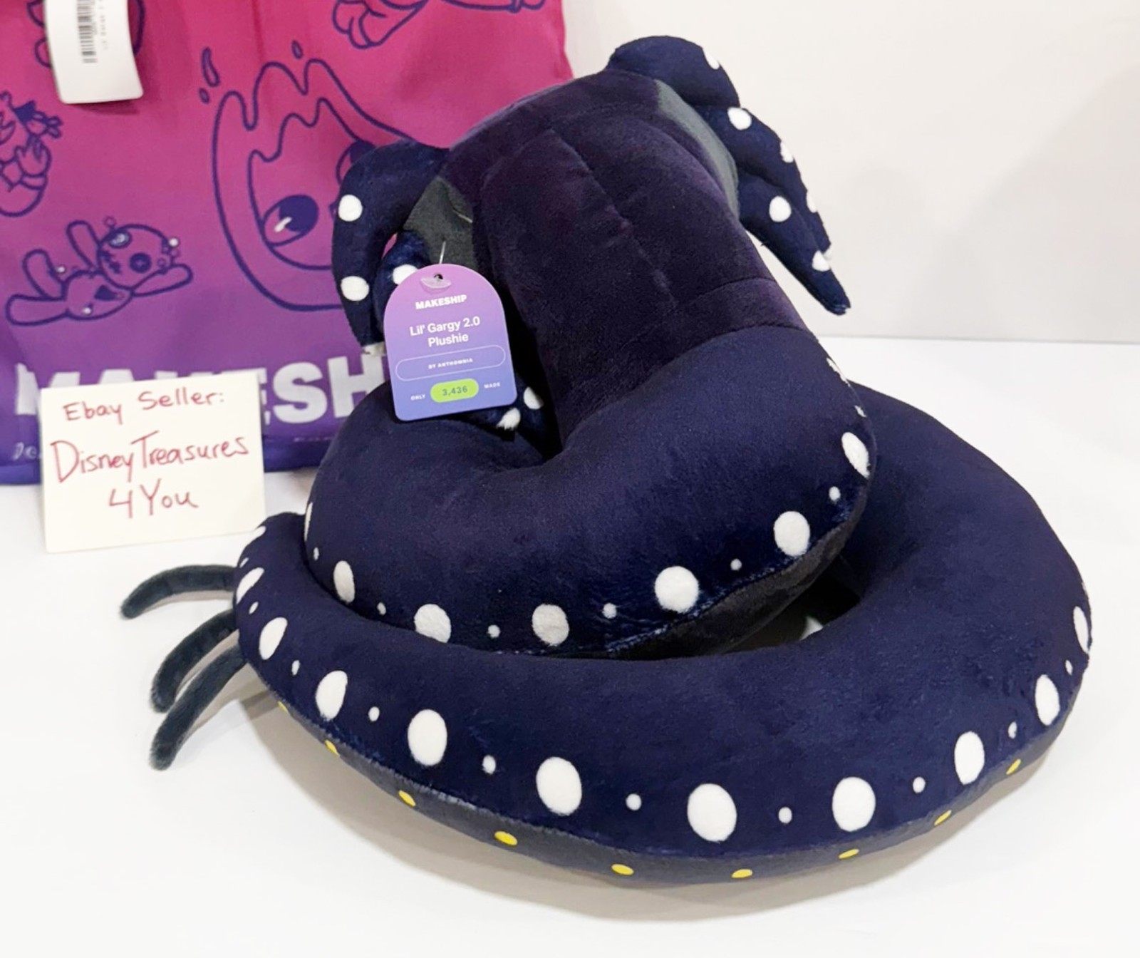 Makeship Lil’ Gargy Subnautica Game Anothmnia Stuffed Plush Leviathan Rare NEW