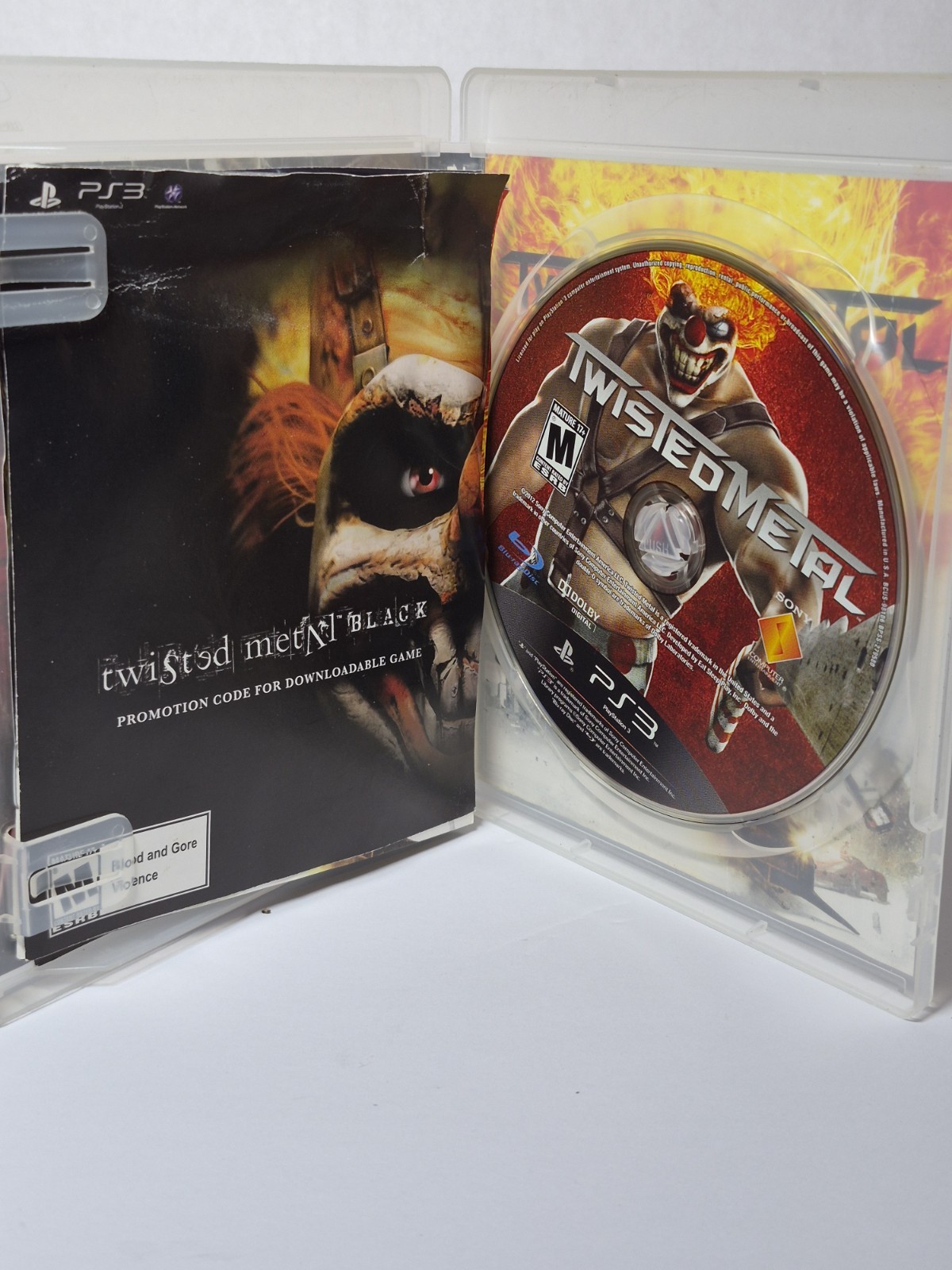 Sony Twisted Metal Limited Edition PS3 2012 Multiplayer Manual M NTSC-U/C