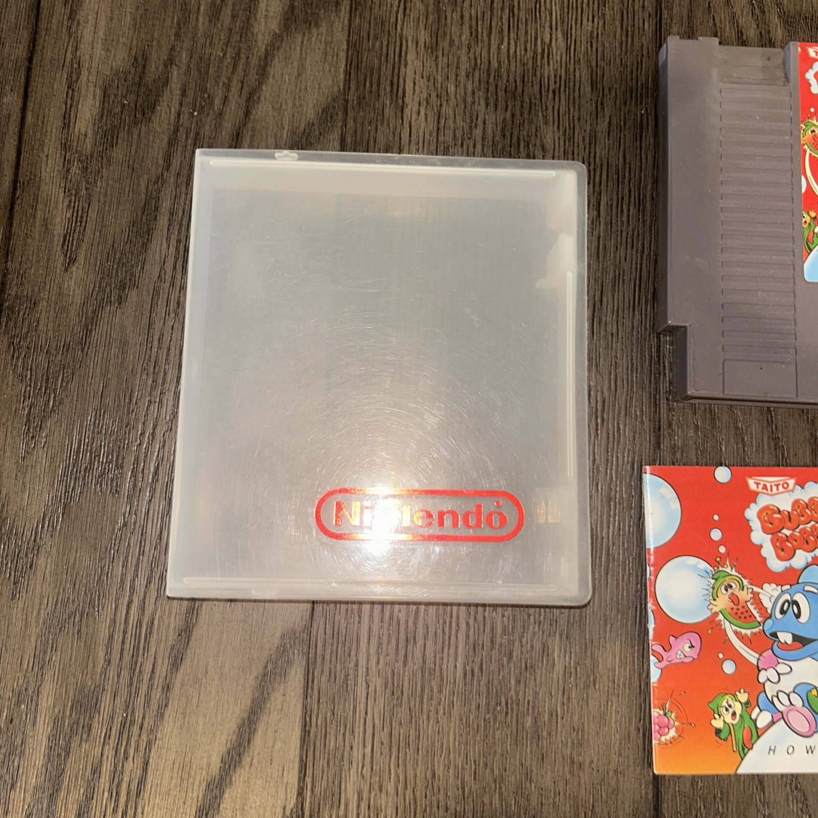 Bubble Bobble Nintendo NES 1988 Tested Cartridge, Manual, Case