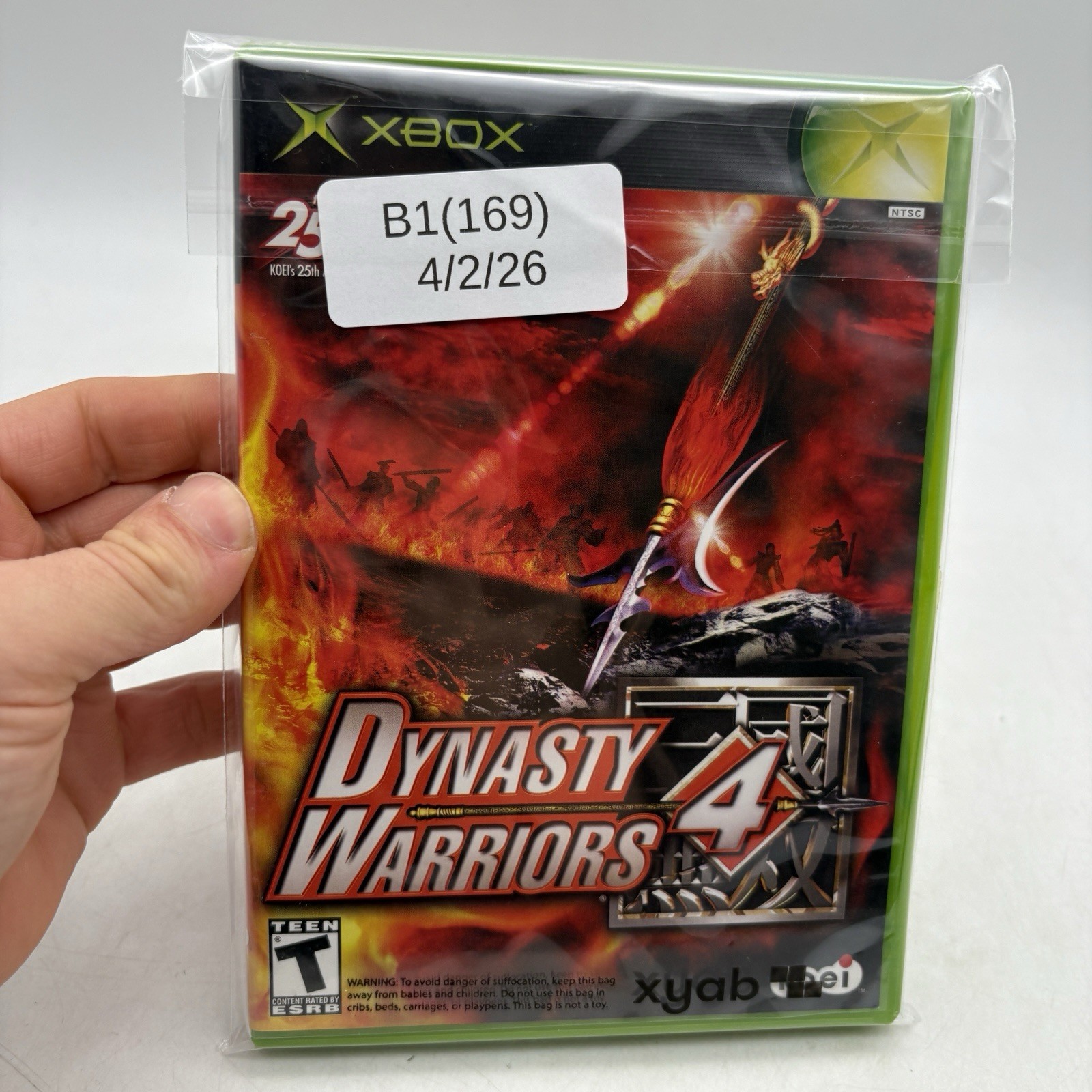 Dynasty Warriors 4 Xbox Complete w/ Manual CIB Tested