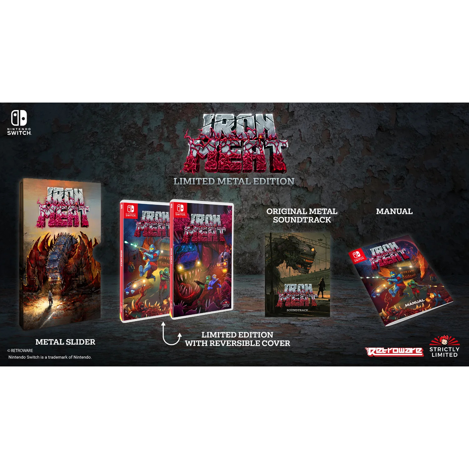 Iron Meat – Limited Metal Edition Only 4000 Made [Nintendo Switch] SLG NEW