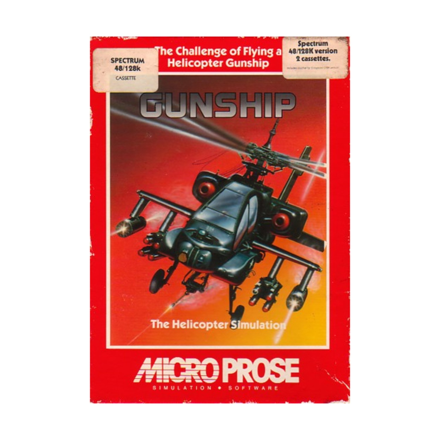 Computer Wargame Gunship VG+