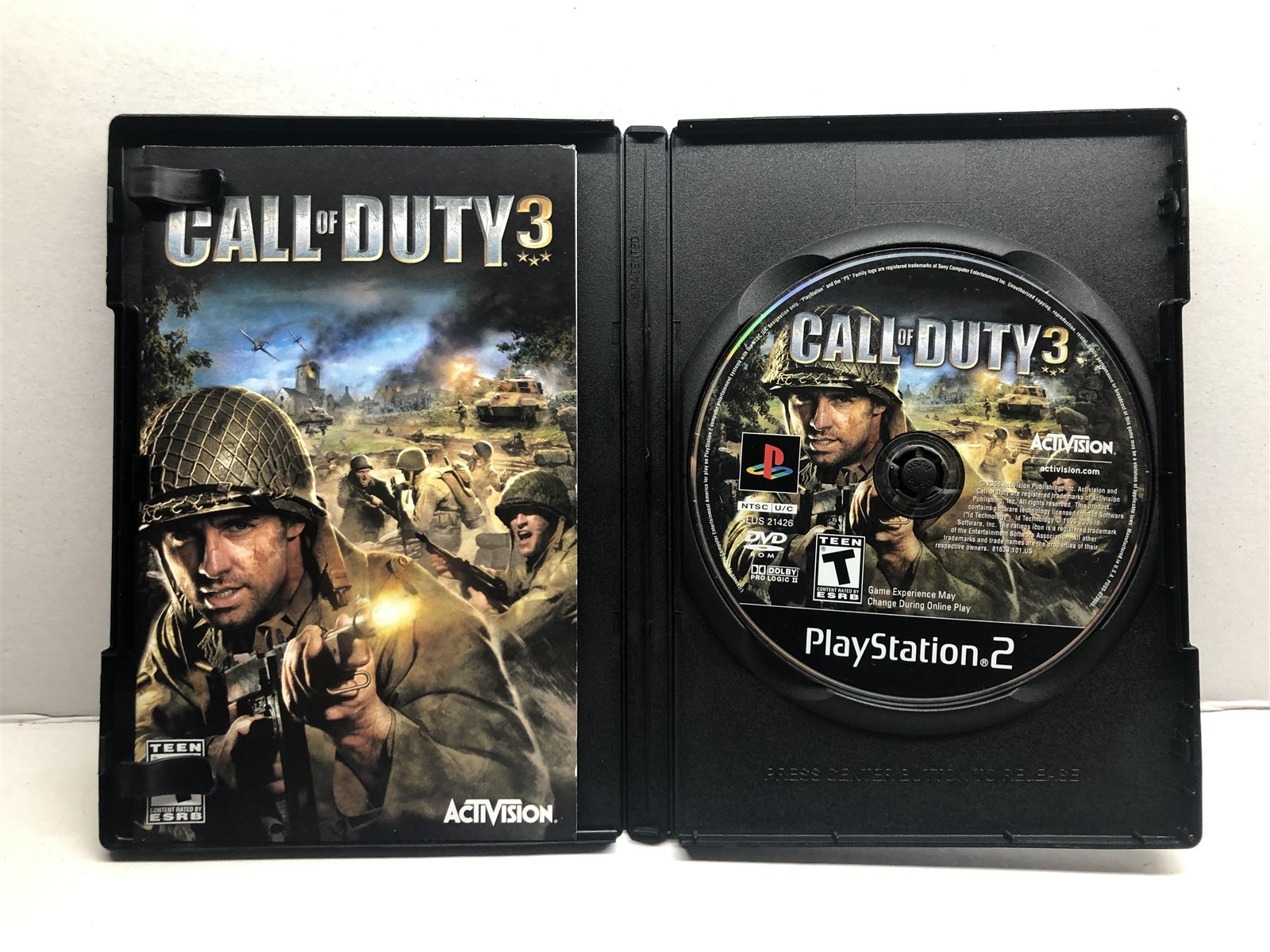 Call of Duty 3 (Sony PlayStation 2, 2006) Complete Tested Working – Free Ship