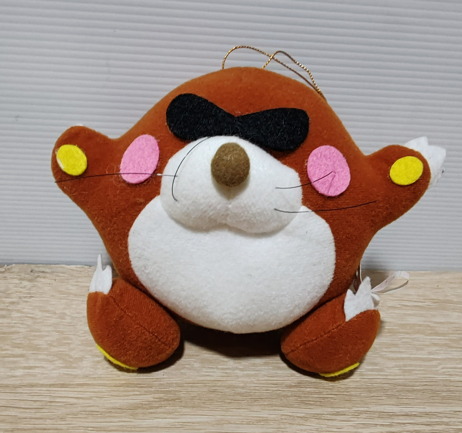 Monty Mole 5″ Plush Doll Super Mario Nintendo Game Banpresto 1992 Japan Vintage