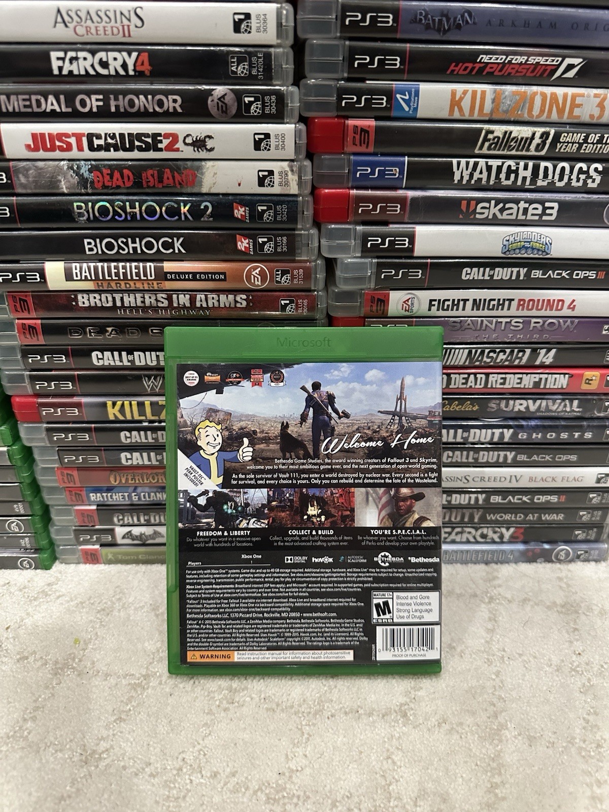 Fallout 4 (Microsoft Xbox One) Complete CIB Tested w Map
