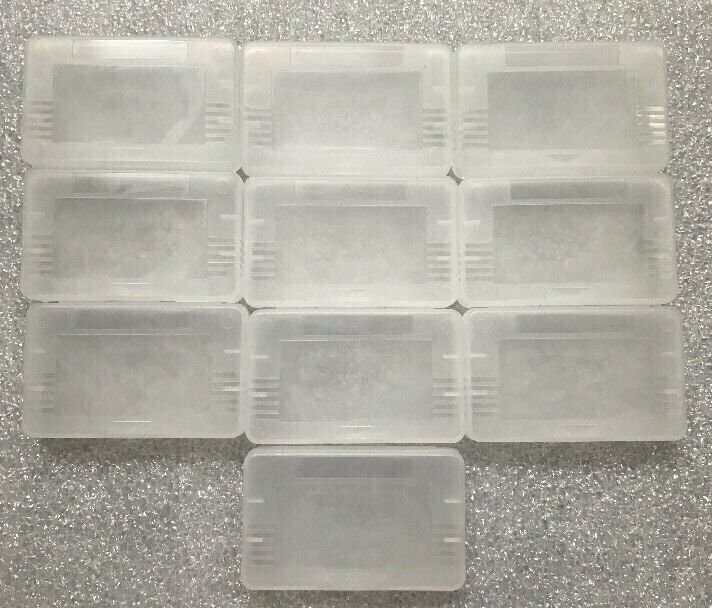 5-100 Lot Clear Cartridge Cases Nintendo Game Boy Advance GBA Games Dust Covers