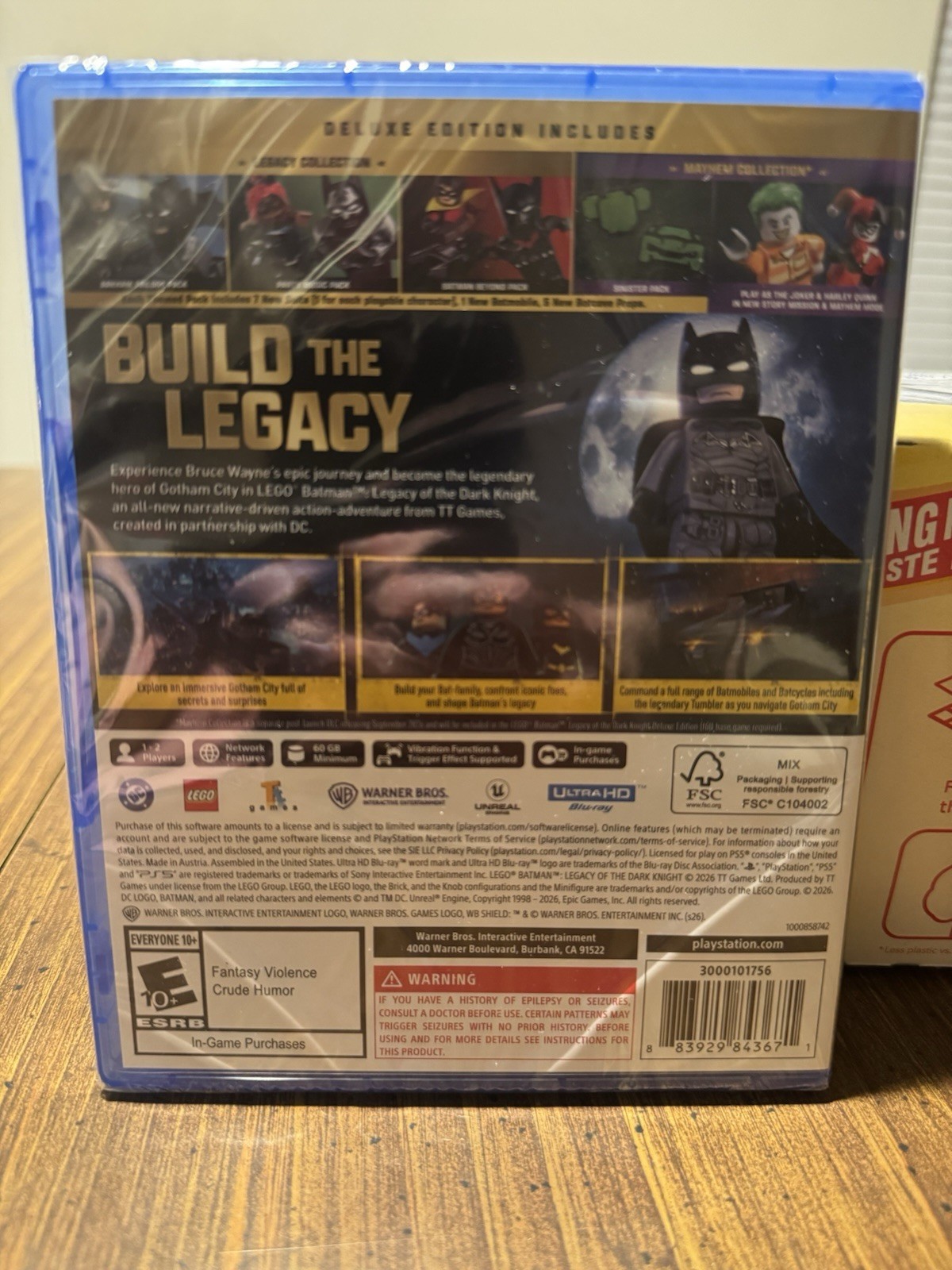New LEGO Batman: Legacy Of The Dark Knight [Deluxe Edition] PS5 SEALED