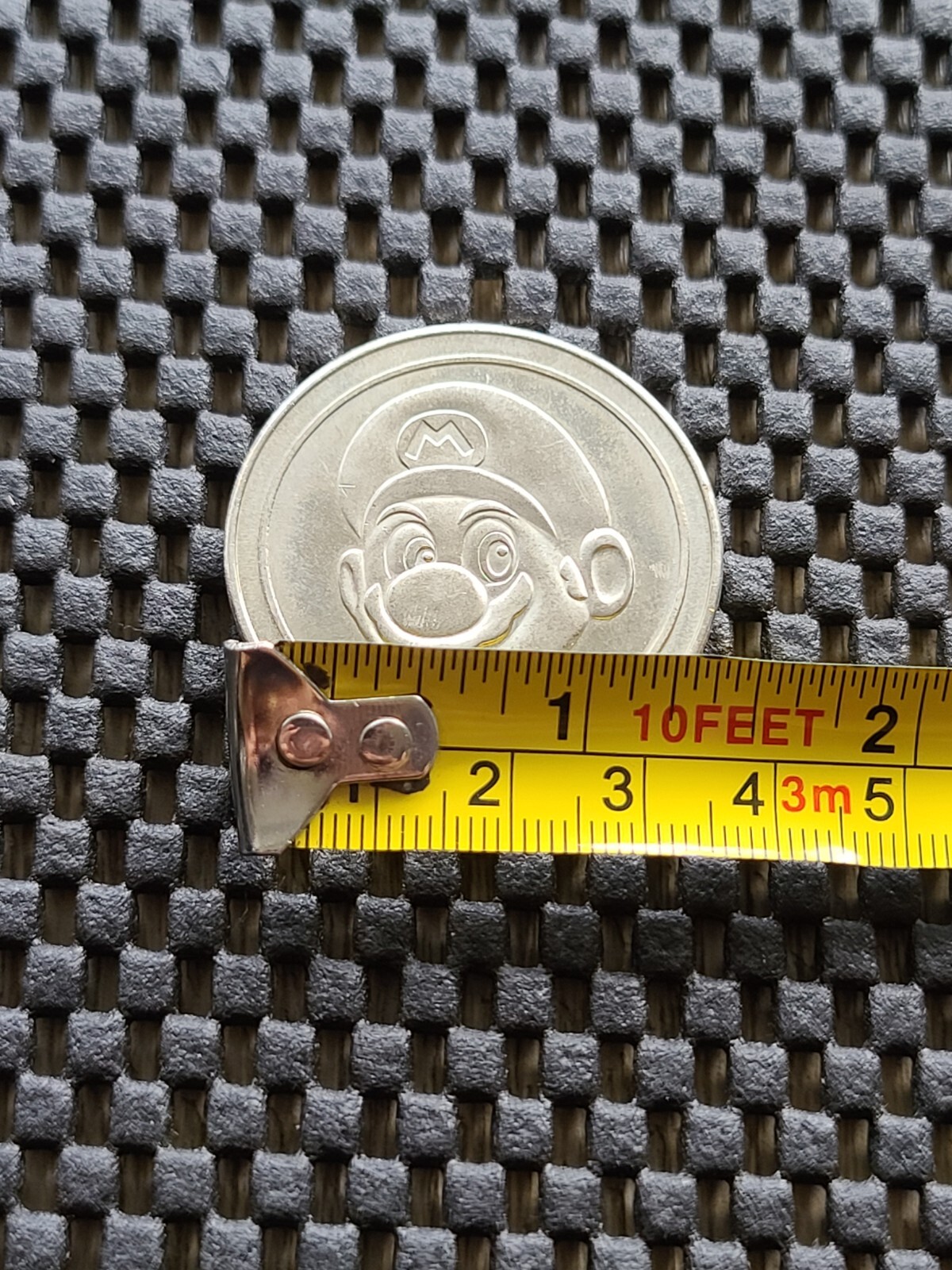 Nintendo Employee Power 100 PROTOTYPE Mario Coin Medal Rare Promo N64 SNES GBA