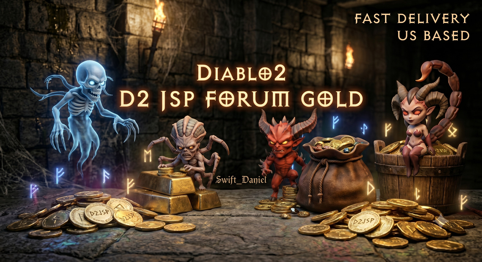 D2 JSP Forum Gold FG 🔥 1K-20K FG 🔥 D2R Diablo 4 D4 FG ✔️ Fast & Safe D2JSPFG