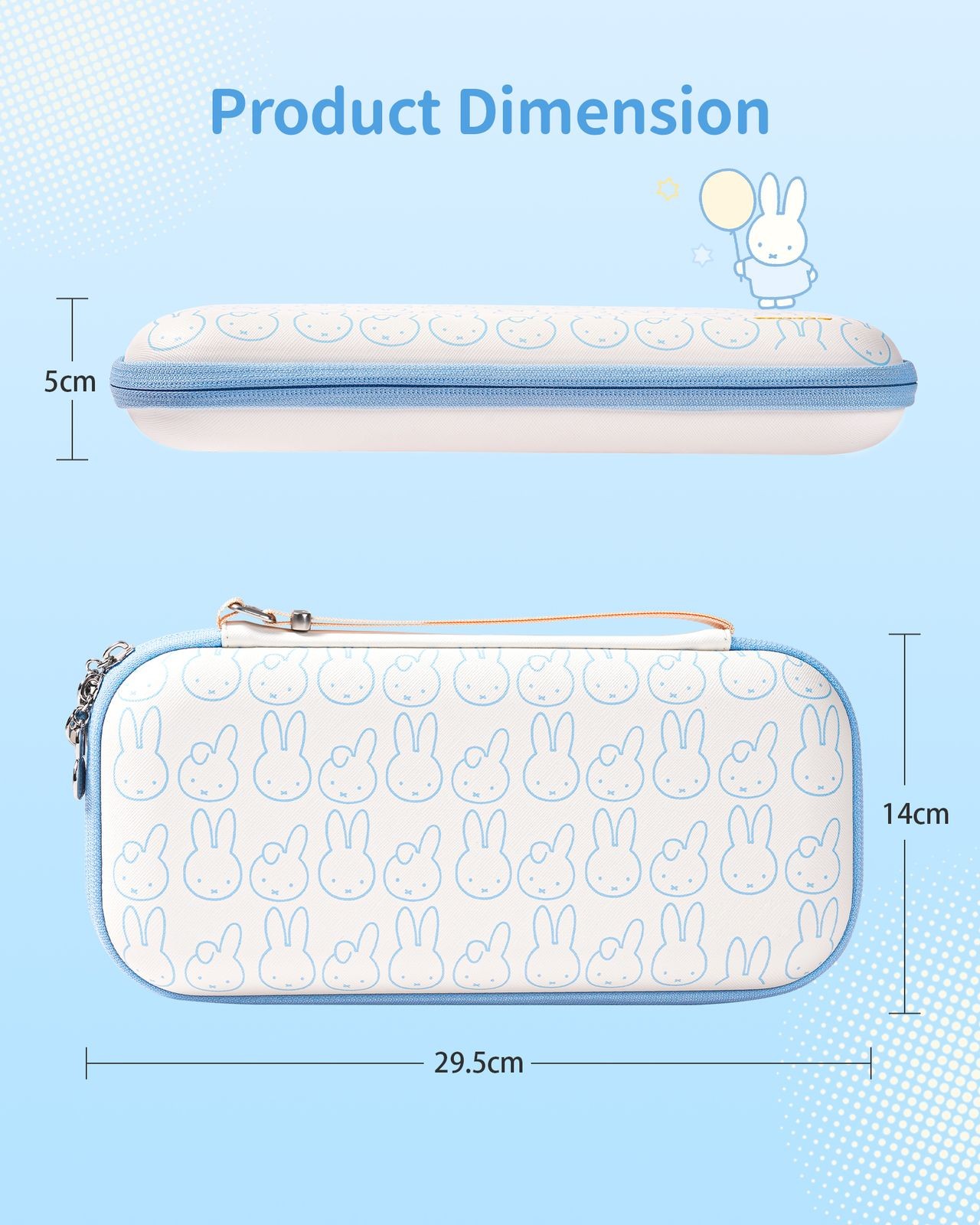 GeekShare Protective Case for Nintendo Switch 2(2025) Joycon Cover Miffy Bunny